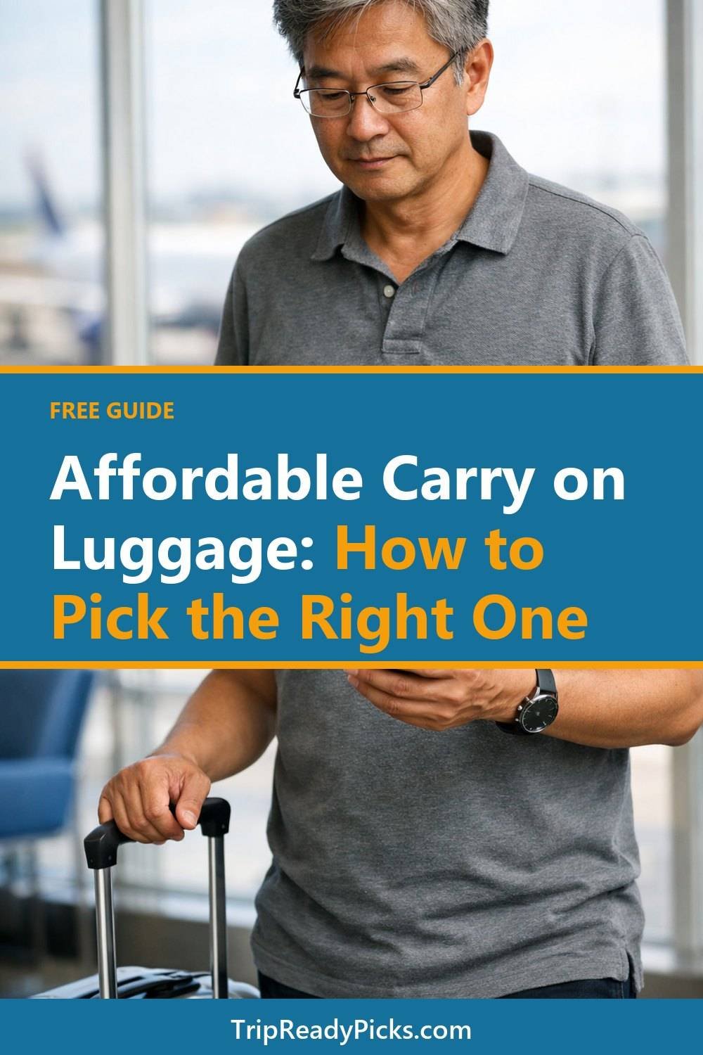 Affordable Carry on Luggage: How to Pick the Right One. A short list of 6 tips with a link to read more.